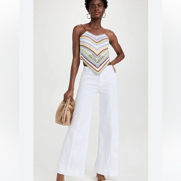 L'agence Jeans L’agence Sandy High Rise Wide Leg Jeans size 23 $275.00 - Picture 3 of 7